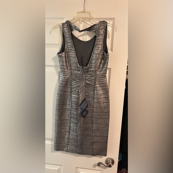 Herve leger metallic foil dress - Picture 8 of 10
